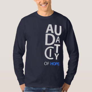 T-shirt Douille de concepteur de "audace" longue