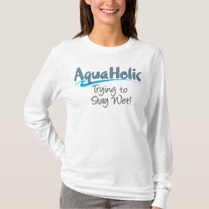 T-shirt Douille de dames d'AquaHolic longue