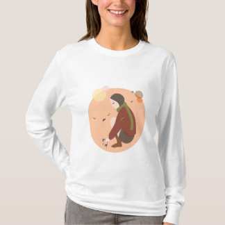T-shirt Douille de dames de ~ de l'automne de Violetta