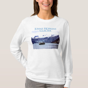T-shirt Douille de dames de glacier de Johns Hopkins