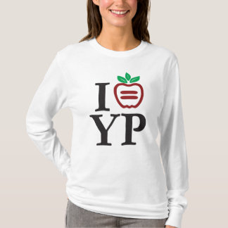 T-shirt Douille de dames de logo de NYULYP longue