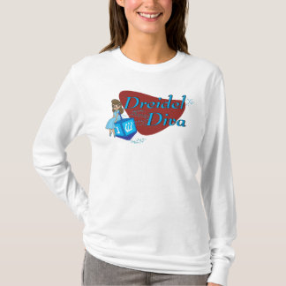 T-shirt Douille de diva de Dreidel longue