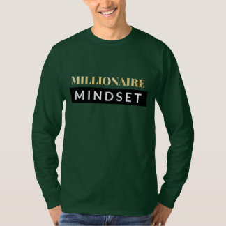 T-shirt Douille de motivation de mentalité de millionnaire