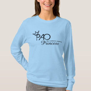 T-shirt Douille de princesse de PAO longue