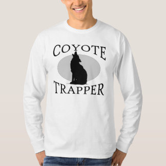 T-shirt Douille de trappeur de coyote longue