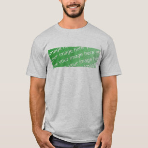 T-shirt Douille d'équipage de Twofer longue (adaptée)