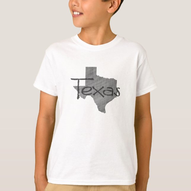 T-shirt Douille des enfants du Texas la longue (Devant)
