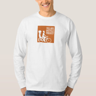 T-shirt Douille des hommes de logo la longue