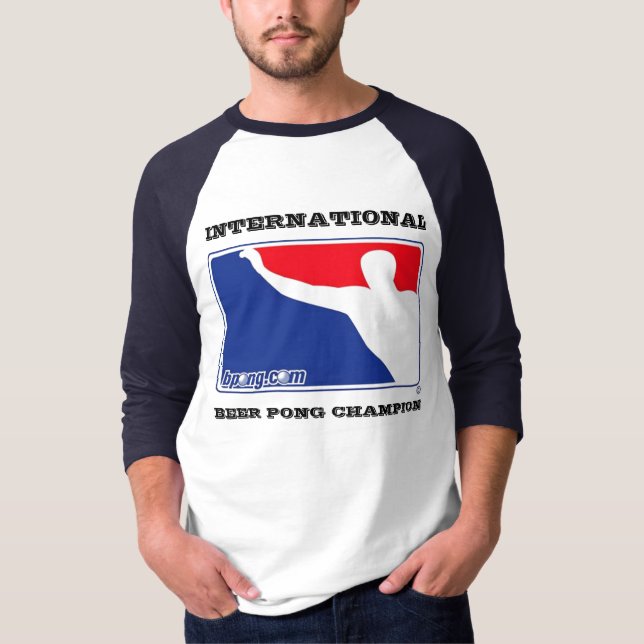 T-shirt Douille internationale du champion 3/4 de puanteur (Devant)