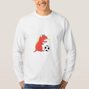 T-shirt Douille masculine de bande dessinée du football