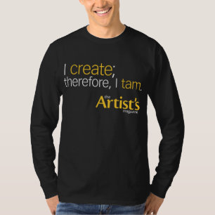T-shirt Douille noire T des hommes du magazine de