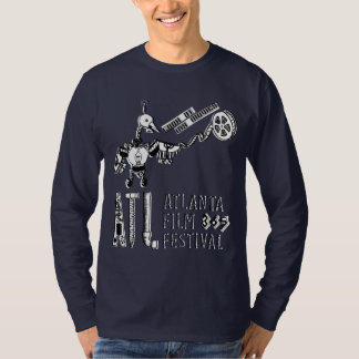 T-shirt Douille T d'oiseau de film de robot longue