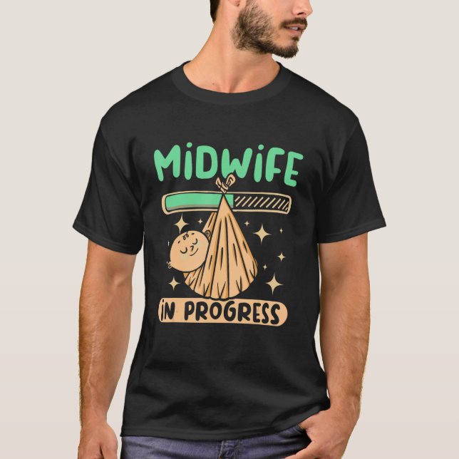 T-shirt Doula Midwoman en cours (Devant)