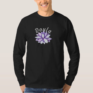 T-shirt Doula Peaceful Lotus Accompagnement Sage-Femme à l