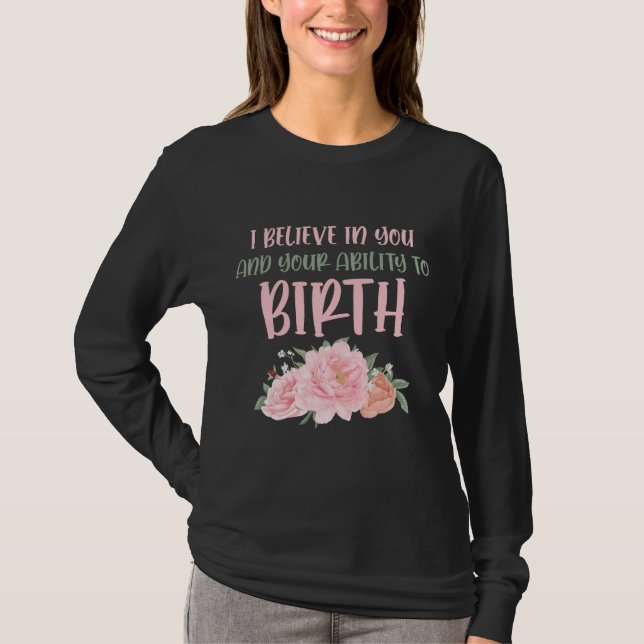 T-shirt Doula, petite sage-femme, bébé catcher (Devant)