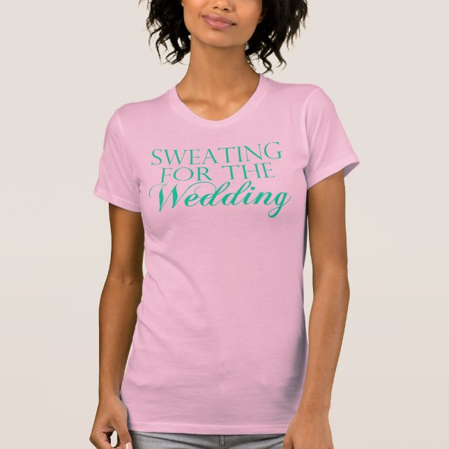 T-shirt Douleur Rose & Monnaie Pour Le Mariage. Singlet (Devant)