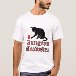 T-shirt Doungeon Meowster Drôle RPG Chat avec dés