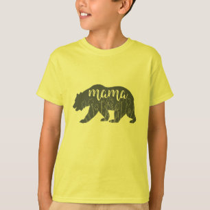 T-shirt d'ours de maman