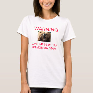 T-shirt d'ours de mamans de SN