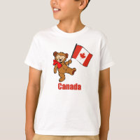 T-shirt d'ours de nounours du Canada