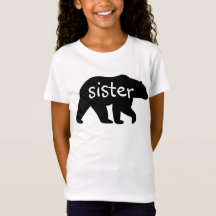 T-shirt d'ours de soeur