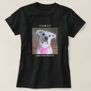 T-shirt Doux Chien Confiance Aux Yeux Souloureux 40 Roses