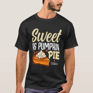 T-shirt Doux comme la tarte au potiron Thanksgiving vacanc