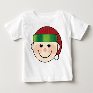 T-shirt doux de bébé d'Elf de Noël