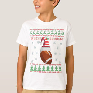 T-shirt Doux de Noël moche Rugby Sport Amateurs Cadeau