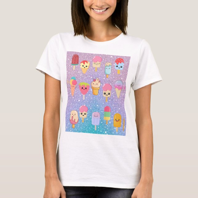T-shirt doux désert éditable (Devant)