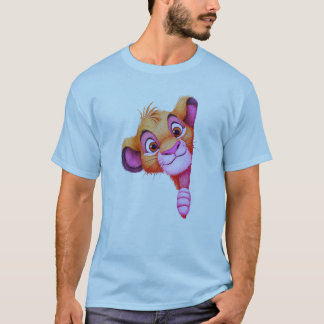 T-shirt Doux dessin animé roi de la jungle