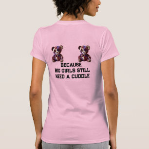 T-shirt Doux ours en patchwork câlin
