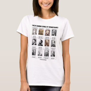 T-shirt Douze écoles de fondation de thermodynamique