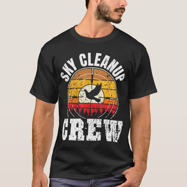 T-shirt Dove Hunter Doves Sky Cleanup Crew Dove Hunter (Devant)
