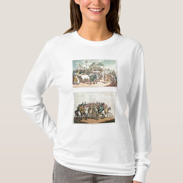 T-shirt Down de pesage et de frottement et "le pari (Devant)
