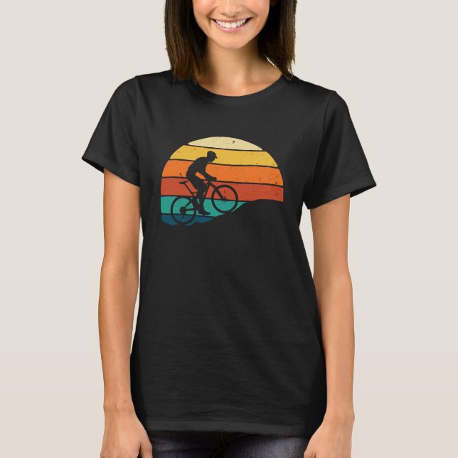 T-shirt Downhill Mountain Biking  Cyclist MTB Bike Rider C (Devant)
