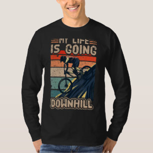 T-shirt Downhill Mountainbike Fahrrad Ma Vie Va Faire