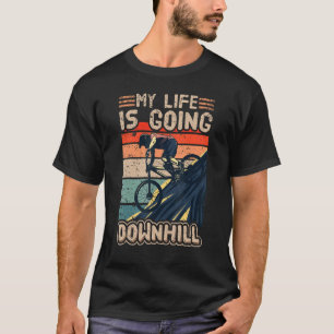 T-shirt Downhill Mountainbike Fahrrad Ma Vie Va Faire