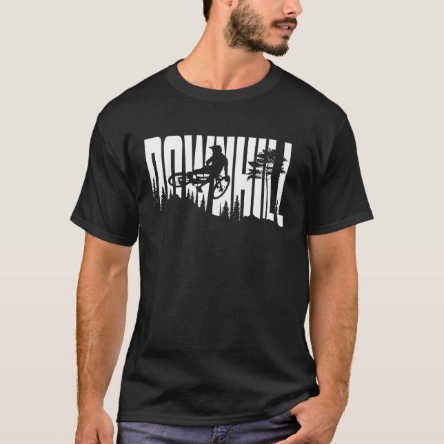 T-shirt Downhill MTB Mountain Bike DH Biker Bike Park (Devant)