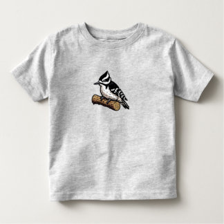 T-shirt Downy Woodpecker oiseau Toddler Fine Jerse