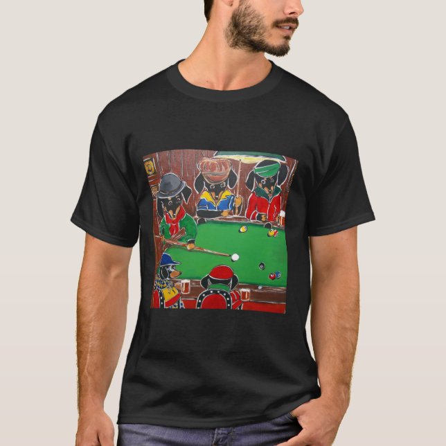T-shirt Doxie Billard (Devant)