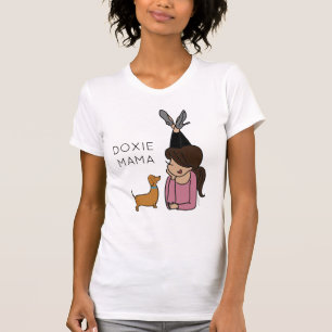 T-shirt Doxie Mama personnalisé