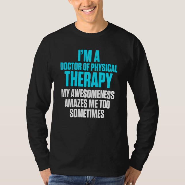 T-shirt Dpt Doctor en thérapie physique émerveille physiot (Devant)