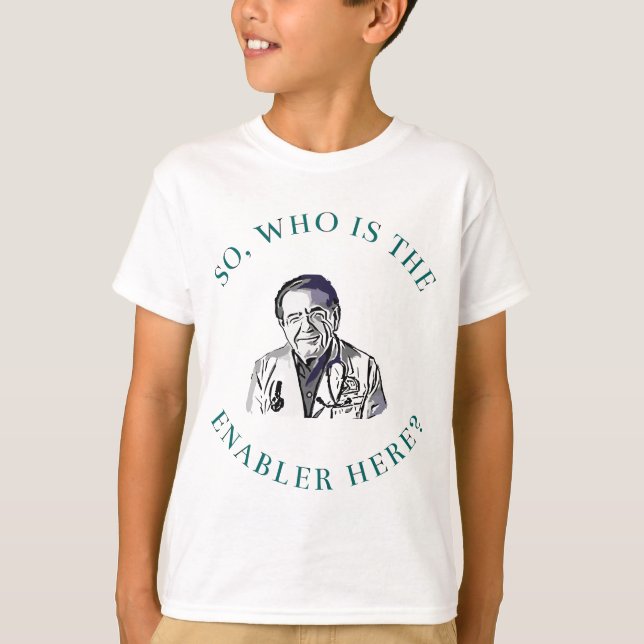 T-shirt DR dit SO qui est l'activateur ici maintenant (Devant)