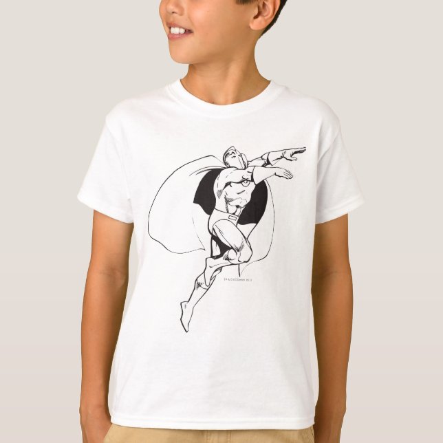 T-shirt Dr. Fate Soaring Outline (Devant)