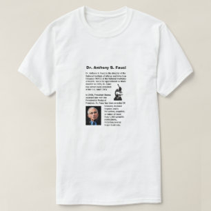 T-shirt Dr Fauci, bio design,