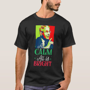 T-shirt Dr Fauci Noël Mandat Fauci Chien Sarcastic Xma