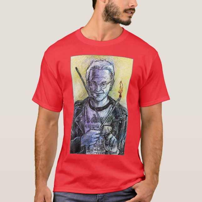 T-shirt Dr Great Art Flaming Brush (Devant)