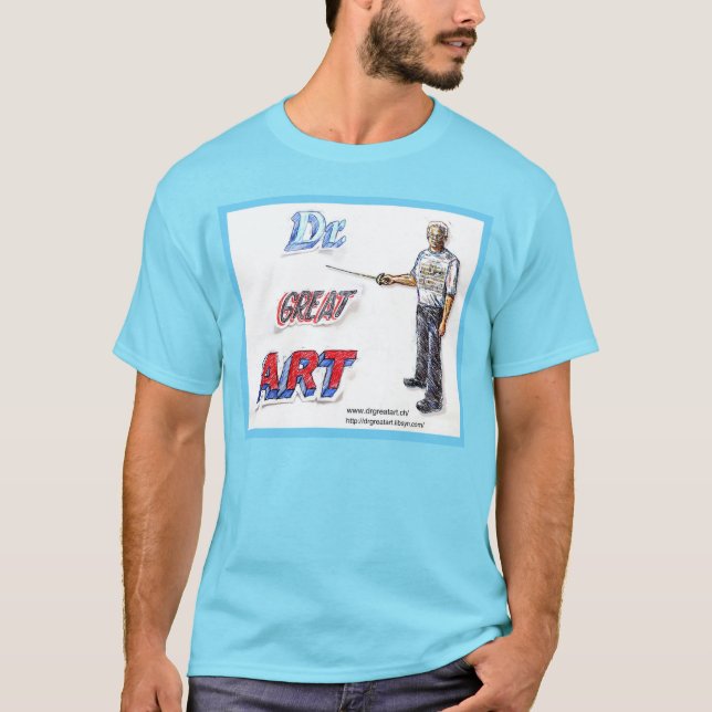 T-Shirt Dr Great Art Logo (Vorderseite)