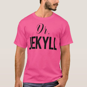 T-shirt Dr Jekyll Et M. Hyde Couple Costume Halloween